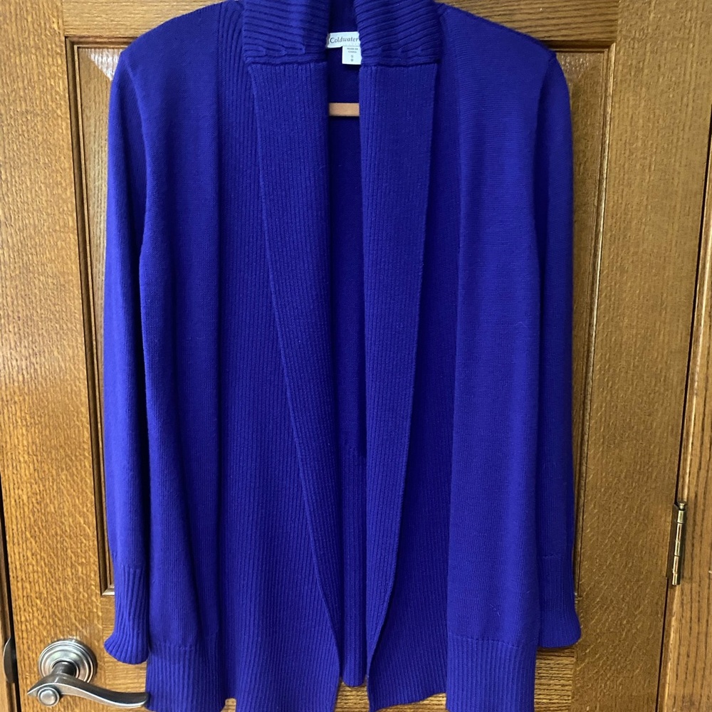 Women's Coldwater Creek Open Front Sweater Size Small/8